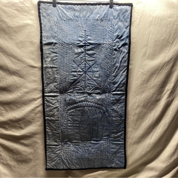 Handmade Halloween Fall Quilt Table Runner Pumpkin Spiders Witch Boo - Picture 5 of 5